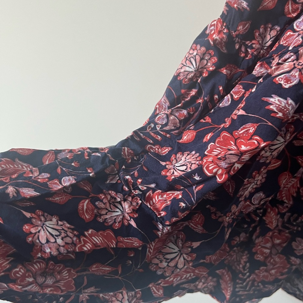 Tropical Print A Line Dress